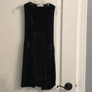 Black tee with Cross